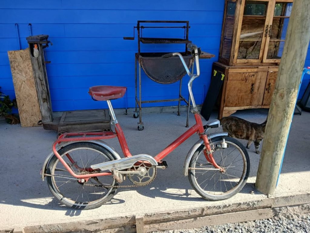 Bicicleta vintage roja